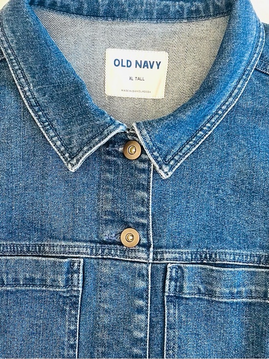 NWT Old Navy Women’s Denim Belted Jacket - Picture 3 of 14